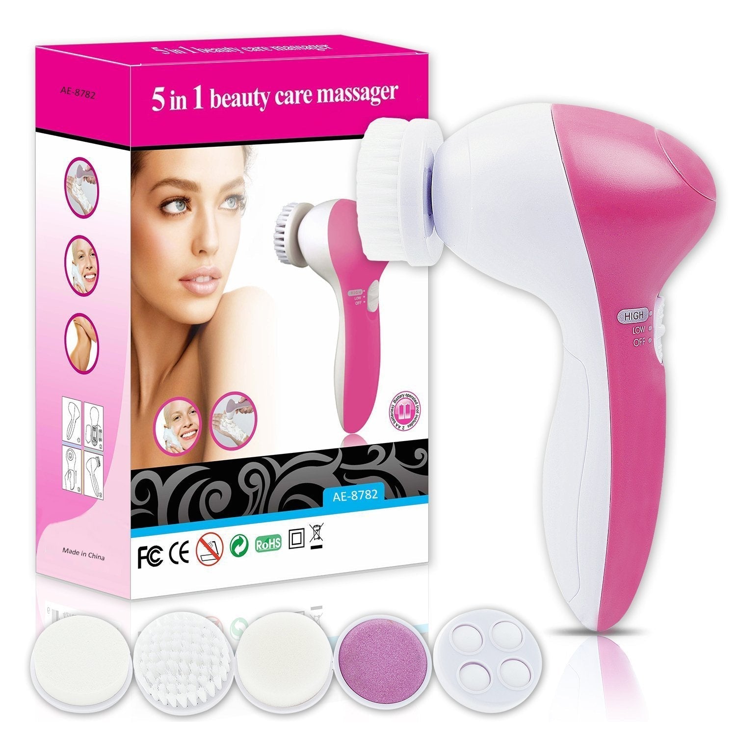 5 in 1 Electric Facial Cleanser & Massager - PERFECTCART.STORE