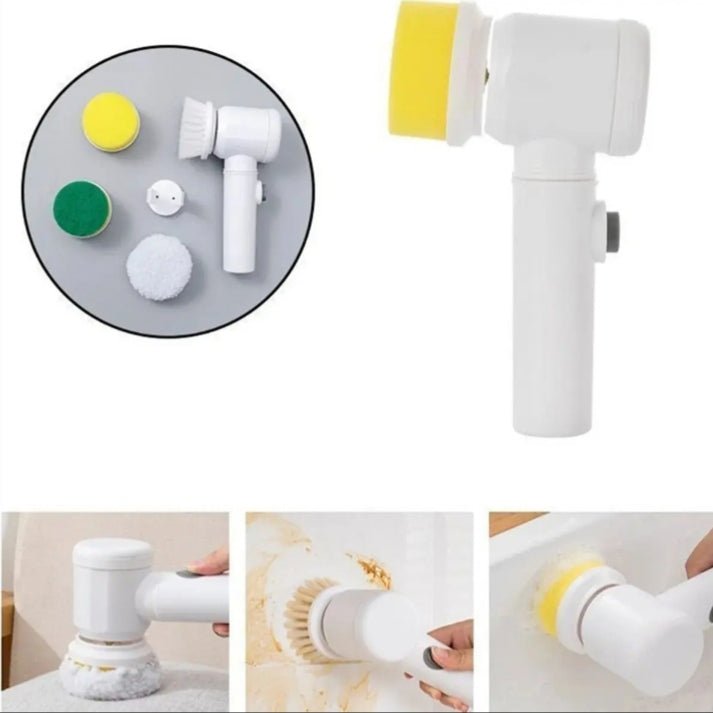 5 in 1 Rechargeable Magic Multipurpose Brush Scrubber - PERFECTCART.STORE