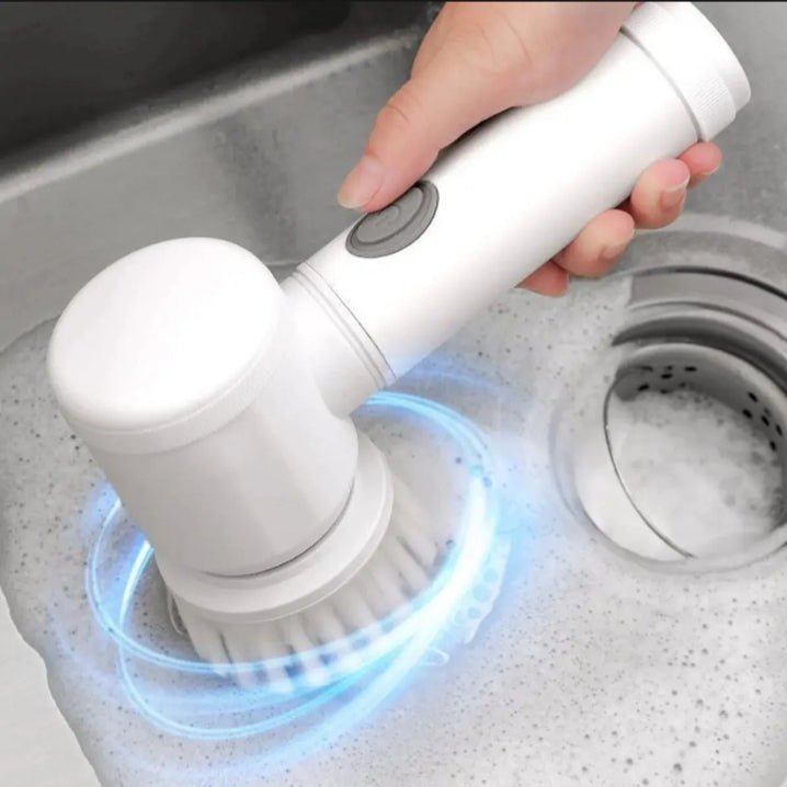 5 in 1 Rechargeable Magic Multipurpose Brush Scrubber - PERFECTCART.STORE