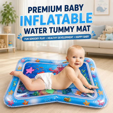 Inflatable Tummy Time Mat Premium Baby Water Play Mat