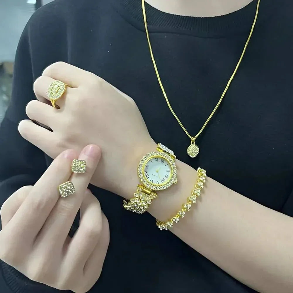 a58-plus-smart-watch-5-in-1-with-jewelry-set-4604582 - PERFECTCART.STORE