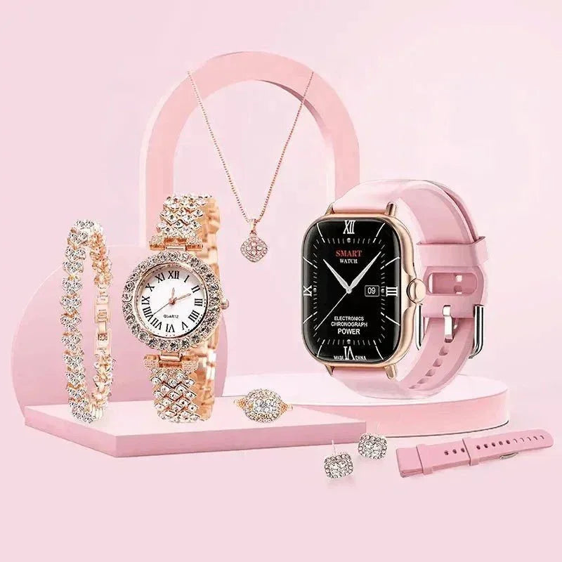 a58-plus-smart-watch-5-in-1-with-jewelry-set-7282649 - PERFECTCART.STORE