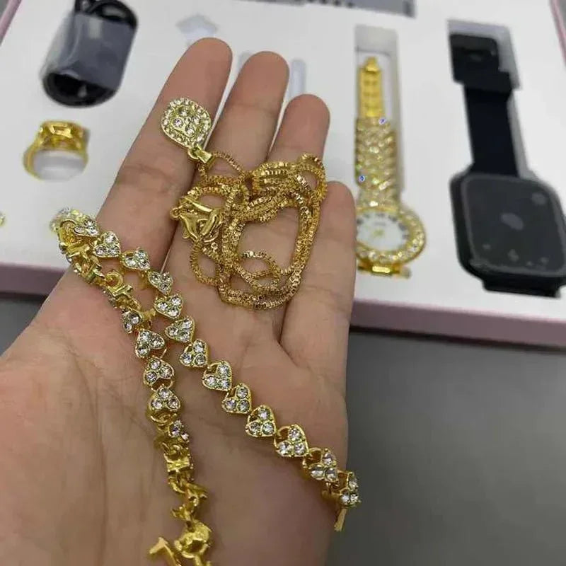 a58-plus-smart-watch-5-in-1-with-jewelry-set-7837186 - PERFECTCART.STORE