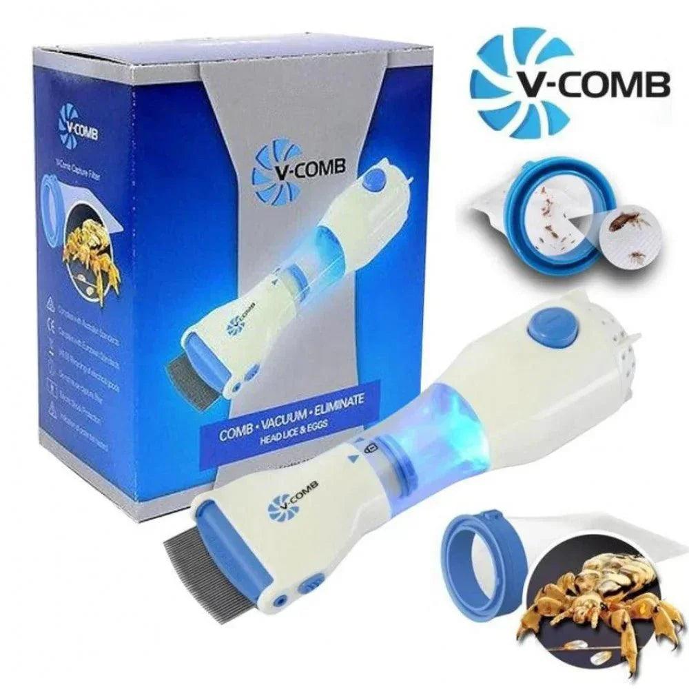 Electric Head Lice Comb | V Comb Anti Lice Machine - PERFECTCART.STORE