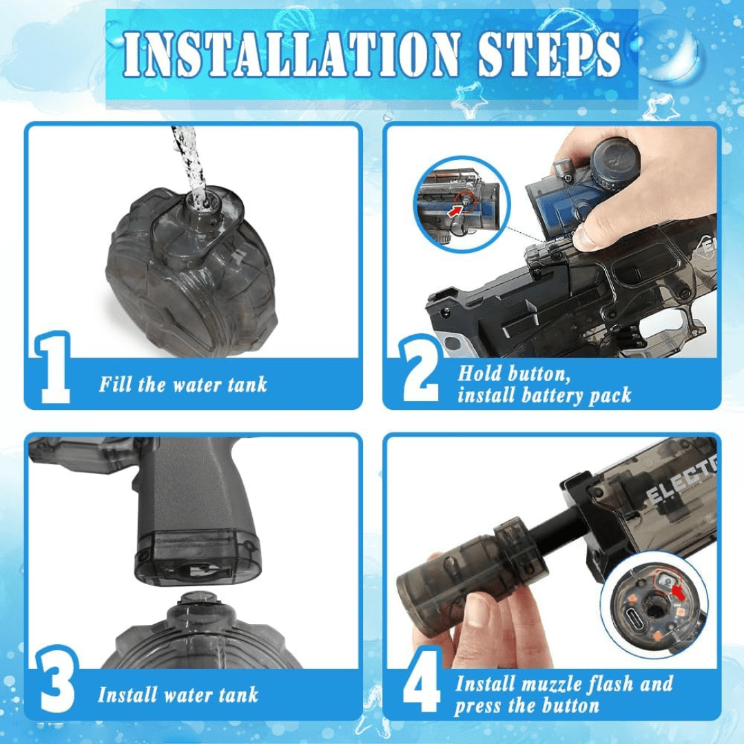 Electric Water Gun Toy for All | Best Quality - PERFECTCART.STORE