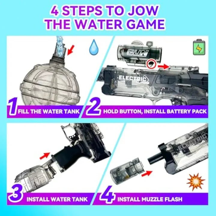 Electric Water Gun Toy for All | Best Quality - PERFECTCART.STORE