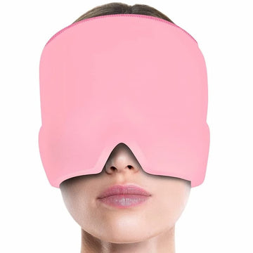 Headache Relief Gel Cap Hot Cold Therapy | Migraine, Tension, Stress, Sinus,  & Puffy Eyes Pain Relief