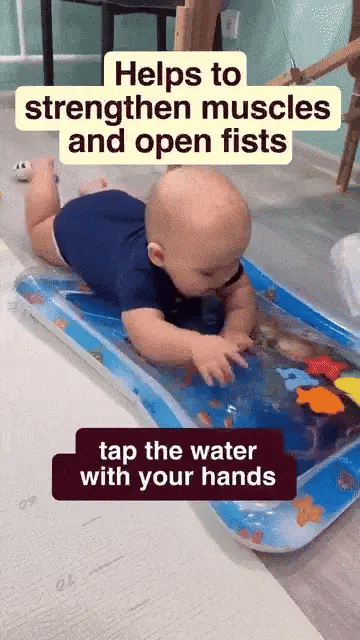 Inflatable Tummy Time Mat Premium Baby Water Play Mat - PERFECTCART.STORE